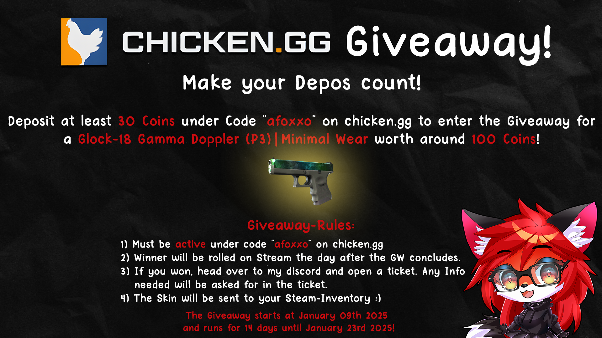 Chickengg Giveaway #1